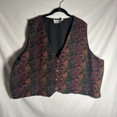 Chaleco Suéter De Colección Fitting Image Mujer 26W Grandmacore Cottagecore Foto 1 de 3