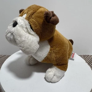 Ganz Webkinz Bulldog 9" Plush Puppy Dog HM126 Brown Tan Stuffed Animal No Code - Picture 1 of 15