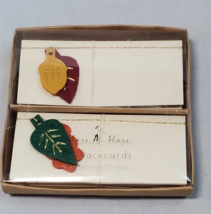 Meri Meri Thanksgiving Place Cards 10 Fall Decor Dining Entertaining Tablewear - Picture 1 of 4