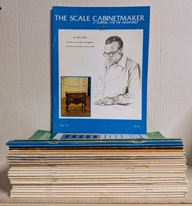 THE SCALE CABINETMAKER Magazine Lot Building Dollhouse Miniatures Furniture Toys - Picture 1 of 7