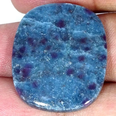 Cojín de cianita rubí 100 % natural 39,80 quilates cabujón piedras preciosas 25X29X4 mm Foto 1 de 4