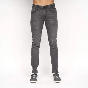 Duck and Cover - Pantalones de mezclilla ajustados Everyday Essentials 'TRANFOLD' para hombre - Gris - Imagen 1 de 18