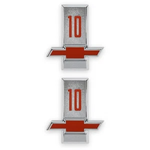 04-566 BROTHERS Trucks C/K Fender Badge Pair - Chevy 10 - Imagen 1 de 5