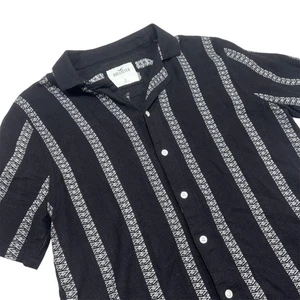 Hollister Herren Gr. S Reverskragen Hemd Ärmel Strickhemd Boxy Fit EUC - Bild 1 von 10