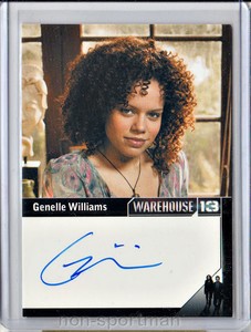 WAREHOUSE 13 SEASON 4  GENELLE WILLIAMS AUTOGRAPH