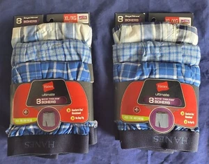 Hanes Tag Free Wicks Moisture Relaxed Fit Boxers 3 Pack (2 Pack) - Picture 1 of 3