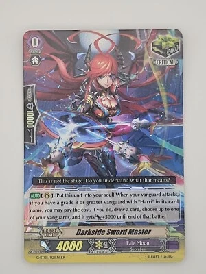 Cardfight!! Vanguard Foil Darkside Sword Master - Moonlit Dragonfang - Image 1 of 2