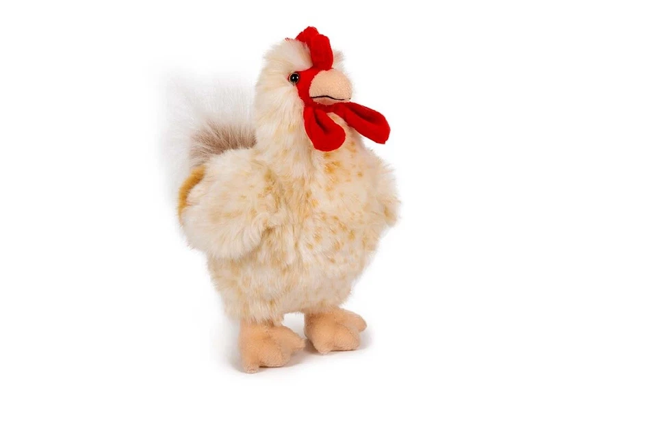 Hahn stehend klein Plüsch Kuscheltier Plüschtier Stofftier NEU H=24cm - Bild 1 von 1
