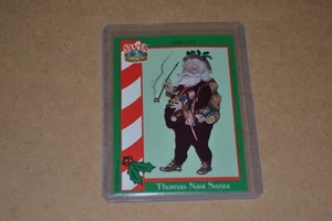 THOMAS NEST SANTA FOIL CARD - Picture 1 of 2
