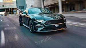 Ford Mustang Bullitt 2019 hochauflösende Wanddeko Druck Foto Poster - Bild 1 von 1