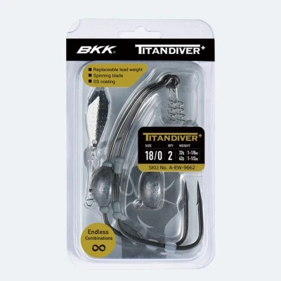 BKK Titandiver+ Weighted Swimbait Hooks - Image 1 of 2