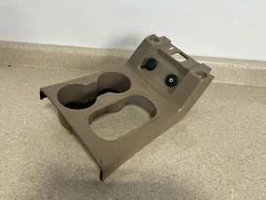 2006 2010 FORD EXPLORER FLOOR CENTER CONSOLE GEAR SHIFTER CUP HOLDER BEIGE OEM - Picture 1 of 3