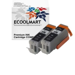 2 Stück Neu PGI270XL PGI-270 XL Tintenpatrone für PIXMA MG6820 MG6821 MG6822 - Bild 1 von 3