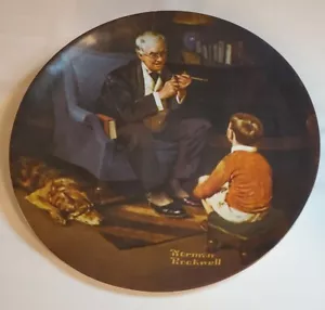 Vintage Edwin M. Knowles - Norman Rockwell “The Tycoon” collector plate - Picture 1 of 2