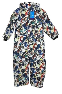 MCTI Kids Ski Suit Snowsuit One Piece Waterproof Ski Jumpsuits For Winter SZ 120 - Picture 1 of 10