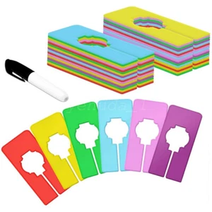 Plastic Rectangular Clothing Rack Size Dividers for Home Store Closet Divider - Picture 1 of 25