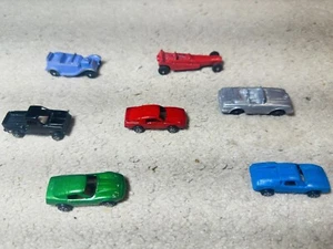 NICE 7x Vintage Tootsietoy Midget Toy Metal Toy Car Truck Lot! Corvette Mercedes - Picture 1 of 18