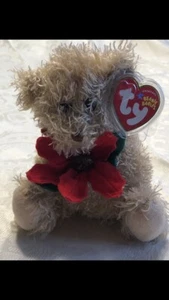 NEW TY BEANIE BABY HOLIDAY TEDDY Stuffed Animal Toy DOB 12/24/2004-2005 - Picture 1 of 7