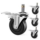 3" Caster Wheels for Blackstone Griddle Stand 17'' 22'' Table Top Locking 