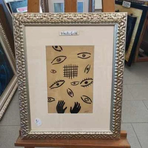 virgilio Guidi tecnica mista, 20 x 30 cm - Imagen 1 de 8