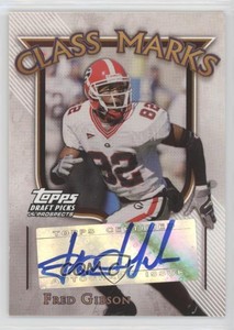 2005 Topps Draft Picks & Prospects Class Marks Fred Gibson #CM-FG Rookie Auto RC
