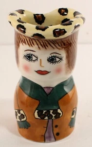 Jarrón de cerámica Bella Casa EMILY Susan Paley para Ganz 3 1/2" EXCELENTE ESTADO. - Imagen 1 de 3