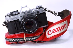 Canon AE-1 35mm SLR Film Camera with Canon 50mm f/1.8 FD Lens - New Seals #3 - Picture 1 of 11