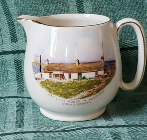 Vintage Pottery Royal WInton PITCHER Last House in Scotland John O'Groats - Picture 1 of 7