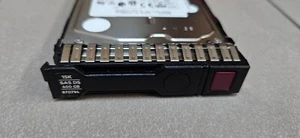 HP HPE 875217-002 600GB 15K SAS DS 600GB SFF HDD + Caddy - Afbeelding 1 van 3