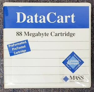 DataCart SyQuest 5.25" Removable 88MB Hard Disk Cartridge with Case - Picture 1 of 3