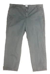 Womens Size 35 Re-Imagined By J Crew Olive Green Slouchy Boyfriend Chino Pants - Picture 1 of 8