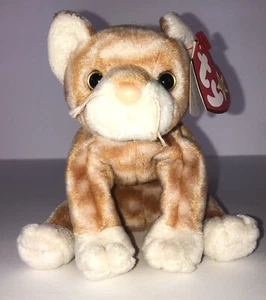 Ty Beanie Babies Amber Cat 1999 Rare Retired Vintage with Multiple Errors - Bild 1 von 9