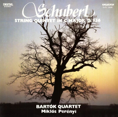 SCHUBERT String Quintet PERENYI Cello BARTOK SQ Hungaroton DIGITAL LP SLPD-12686 Foto 1 de 3