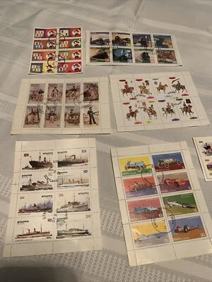 6 Staffa Sheets of 8  CTO    (File 39) - Image 1 of 4