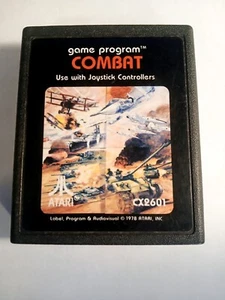 Combat Picture Label Tested Working Atari 2600 Game Cartridge - Picture 1 of 3