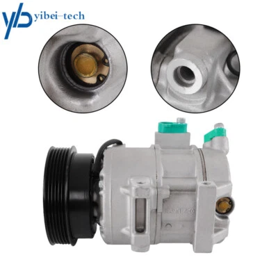 Compresor de aire acondicionado para Kia Forte / Forte Koup / Forte 5 2010-2013 2,0 L 2,4 L L4 DOHC Foto 1 de 4