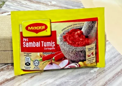 MAGGI SAMBAL TUMIS 30 g comida picante tradicional asiática - 10 paquetes Foto 1 de 3