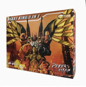 JINBAO Predaking 5in1 MMC Feral Rex Figure Oversized NEW Ver Upgrade Kits Toy - Picture 1 of 12