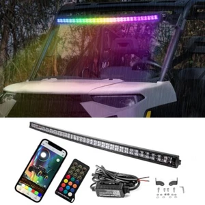 Barra de luz de trabajo LED 42"" APLICACIÓN RGB persecución + control remoto RF para Can-am X3 RZR UTV ATV - Imagen 1 de 13