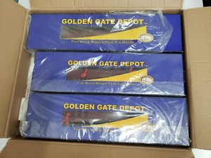 Golden Gate Depot Pennsylvania Railroad three car set. 3 Rail. New in box. - Picture 1 of 2