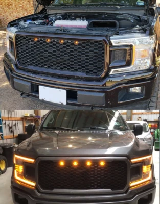 4PCS For Ford FORD RANGER WILDTRAK T9 2022-2024 Amber LED Light Decorative lamp - Image 1 of 4