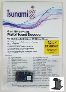 Soundtraxx 885812 Tsunami 2 TSU-21PNEM8 21 Pin Sound Decoder Baldwin ~8 Function - Picture 1 of 1