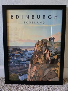 Edinburgh Scotland Professionally Framed Print 17x13 - Picture 1 of 9