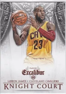 LEBRON JAMES 2014/15 Panini Excalibur KNIGHT COURT Premium Basketball Card CAVS - Picture 1 of 2