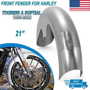21" Wrap Front Fender Fit For Harley Touring Street Road Glide FLHX 1996-2022 - Picture 1 of 10
