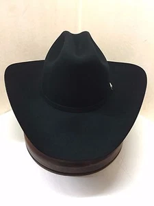 Stetson® 10X Shasta Black Profile 75 Brim 4 1/4" - Picture 1 of 6
