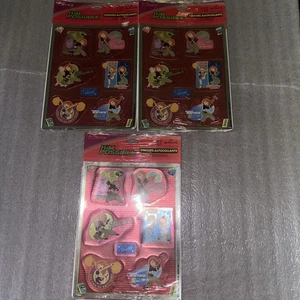 Vintage Hallmark Stickers Kim Possible Disney Foil 6 Sheets Total 3 Packs - Picture 1 of 1