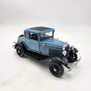 Motor City Classics 1:18 1931 Ford Model A Coupe Blue Black 43002 VHTF Collector - Picture 1 of 15
