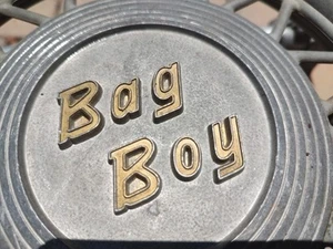 Rare Vintage Bag Boy Deluxe Push Pull Folding Aluminum Golf Bag Cart - Picture 1 of 16