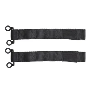 Door Straps | Pair | Adjustable | Black | Excluded Brackets - Picture 1 of 4